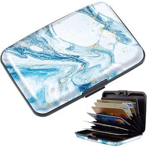 Mini Credit Card Holder, RFID Blocking Slim Hard Card Case ID Case Travel Wallet